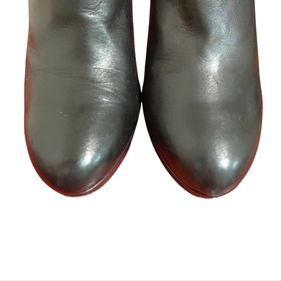 Vince Camuto‎ Elvin Black Leather Platform Ankle Bootie Women's Size 8 M - Picture 4 of 11